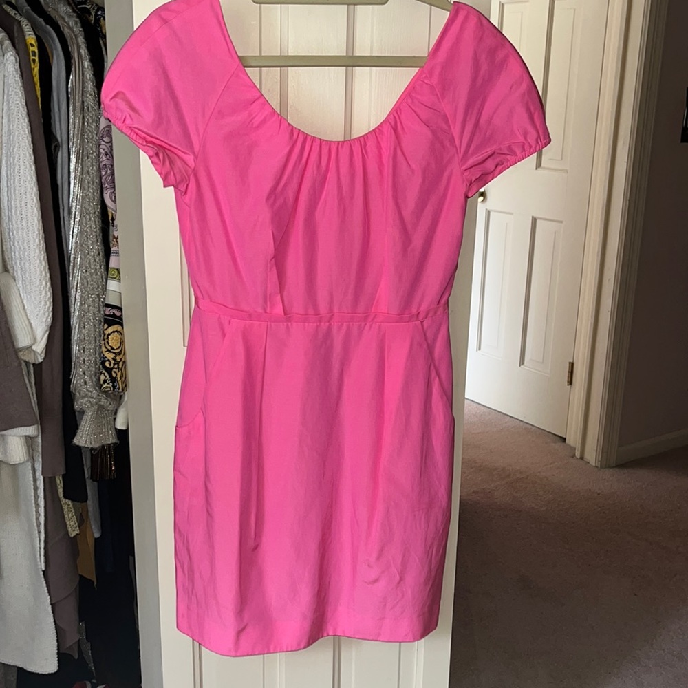 Super cute J. Crew dress with pockets and zipper down back. Perfect condition